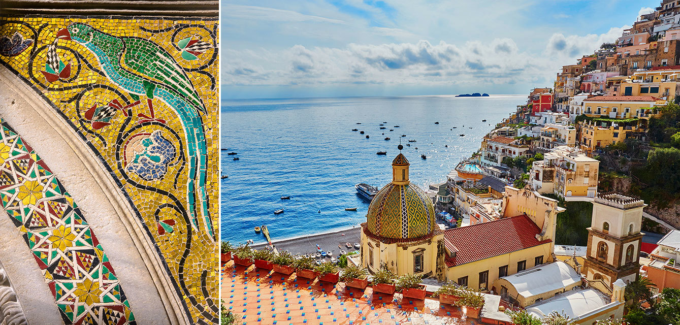 The luxury tourism flourishes in a paradise of beauty such as the Amalfi Coast.