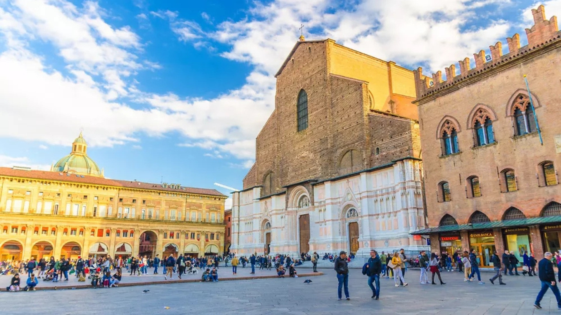 Historische Architektur in Bologna